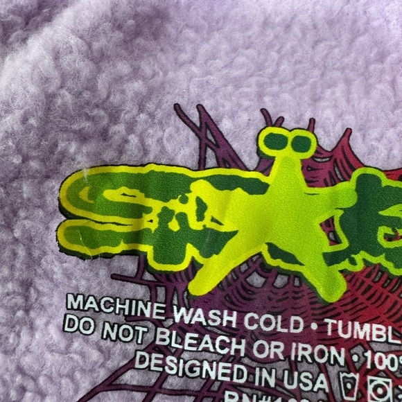 Sp5der Violet Purple Sweatpants authentic - Picture 12 of 14